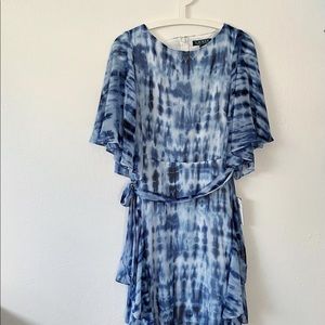 Ralph Lauren blue Ruffle dress